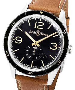 replica bell & ross vintage br 123 heritage brv123 gh st/sca watches