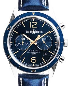 replica bell & ross vintage br 126 original brv126 blu st/sca watches