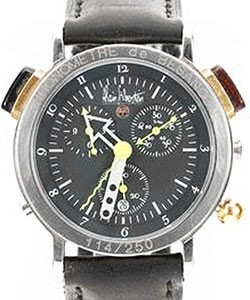 replica alain silberstein krono alarm krono alarm mens 38mm quartz in steel kal1 kal1 watches