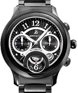replica bertolucci giro giro chronograph in black pvd steel 1194.55.42.11pd 1194.55.42.11pd watches