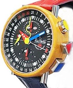 replica alain silberstein krono classic krono classic mens 40mm automatic in steel kronob2cuirtricolor kronob2cuirtricolor watches
