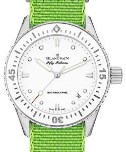 replica blancpain fifty fathoms bathyscaphe-steel 5100 1127 naha watches