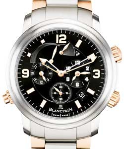 replica blancpain leman alarm-gmt-2-tone 2041 12a30 98a watches