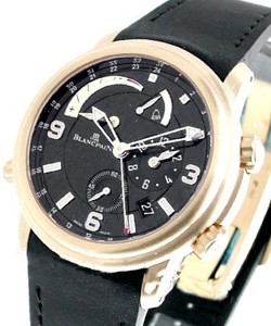 replica blancpain leman alarm-gmt-rose-gold 2841 36b30 64b watches