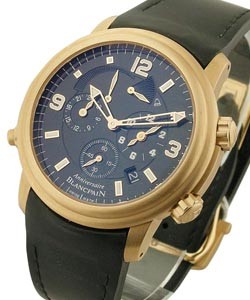 replica blancpain leman alarm-gmt-rose-gold 2841 watches