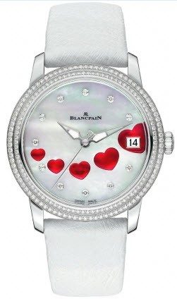 replica blancpain leman ultra-slim-ladys 3400 4554 58b watches