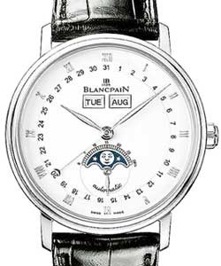 replica blancpain villeret moon-phase-steel 6263 1127 55b watches