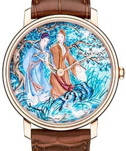replica blancpain villeret oriental-painting-series 6615c 3631 55b   2 watches