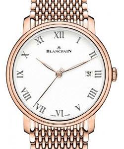 replica blancpain villeret rose-gold 6630 3631 mmb watches