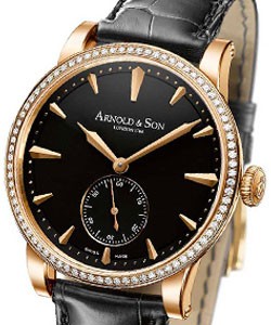 replica arnold & son hms1 hms1 40mm in rose gold with diamonds bezel 1lcmp.b01a.c111a 1lcmp.b01a.c111a watches