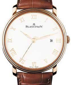 Replica Blancpain Villeret Ultra-Slim-Rose-Gold 6651 3642 55