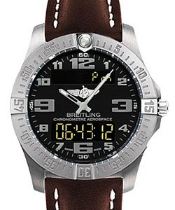 replica breitling aerospace advantage-titanium e7936310/bc27 leather brown deployant watches