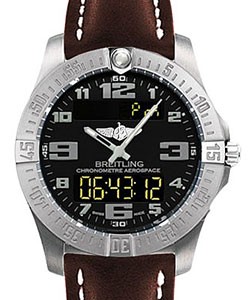 replica breitling aerospace advantage-titanium e7936310/bc27 leather brown tang watches