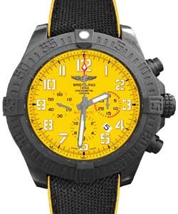 replica breitling avenger chronograph- xb0170e4/i533 military rubber anthracite yellow fo watches