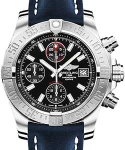 replica breitling avenger chronograph- a1338111/bc32 leather blue deployant watches