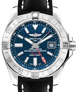 Replica Breitling Avenger II-GMT A3239011.C872 leather black tang