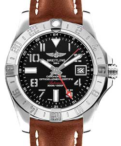 Replica Breitling Avenger II-GMT A3239011/BC34 leather gold deployant