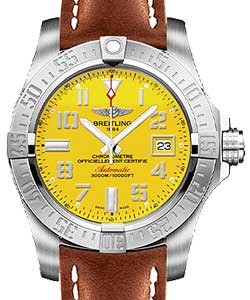 replica breitling avenger ii-gmt a1733110/i519 leather gold deployant watches
