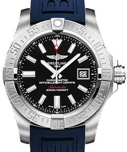 replica breitling avenger ii-gmt a1733110/bc30 diver pro iii blue deployant watches