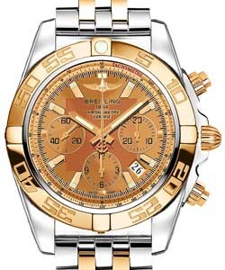 replica breitling chronomat 2-tone cb011012 h548 375c watches