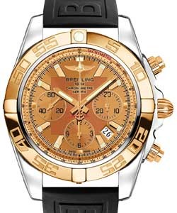 replica breitling chronomat 2-tone cb011012 h548 153s watches