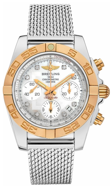 replica breitling chronomat 2-tone cb014012 a723 171a watches