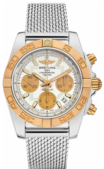 replica breitling chronomat 2-tone cb014012 g713 171a watches
