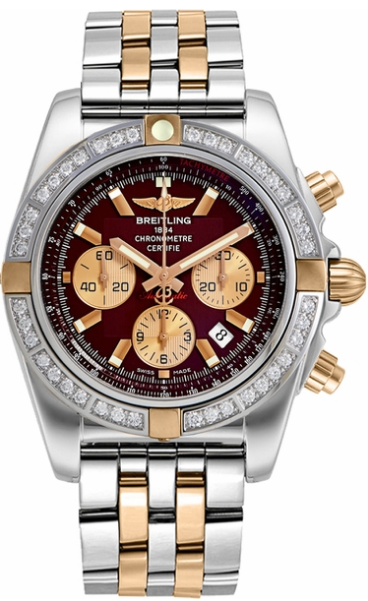 replica breitling chronomat 2-tone ib011053 k524 375c watches