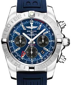 replica breitling chronomat gmt-chronograph ab042011/c852 diver pro iii blue folding watches