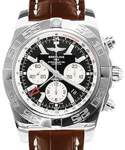 replica breitling chronomat gmt-chronograph ab041012/ba69 croco brown tang watches