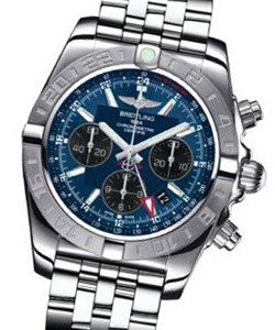 replica breitling chronomat gmt-chronograph ab042011/c852 pilot steel watches
