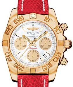 replica breitling chronomat rose-gold hb014012/a722 lizard red deployant watches