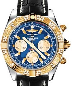 replica breitling chronomat rose-gold cb0110aa/c790 croco black tang watches