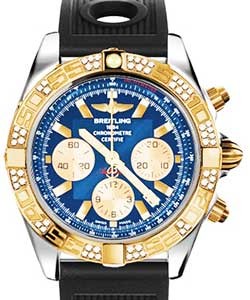replica breitling chronomat rose-gold cb0110aa/c790 ocean racer black deployant watches