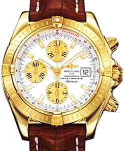 replica breitling chronomat yelow-gold k1335611/g570 croco gold tang watches