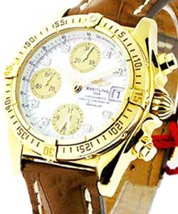 Replica Breitling Chronomat Yelow-Gold breitchronygmop