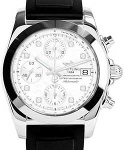 replica breitling chronomat 38 steel w1331012/a776 diver pro ii black pushbutton foldin watches