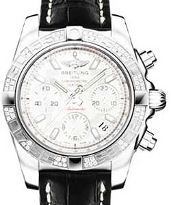 replica breitling chronomat 41 steel ab0140aa/g711 croco black folding watches