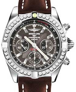 Replica Breitling Chronomat 41 Steel AB011053/M524 leather brown tang