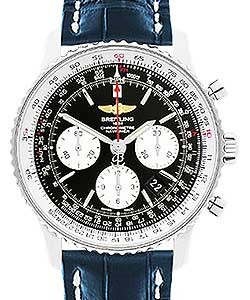 replica breitling chronomat 41 steel ab012012/bb01 croco blue tang watches