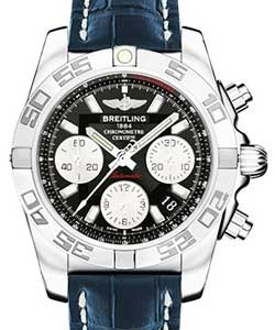 replica breitling chronomat 41 steel ab014012/ba52 croco blue folding watches