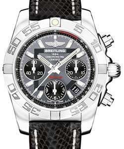 replica breitling chronomat 41 steel ab014012/f554 lizard black tang watches