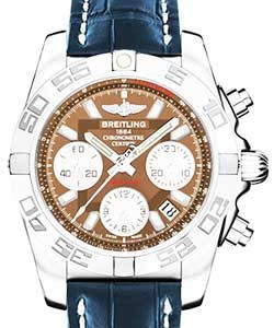 replica breitling chronomat 41 steel ab014012/q583 croco blue folding watches