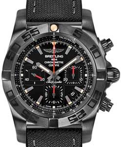 replica breitling chronomat 44 steel mb0111c3/be35 military rubber anthracite black dep watches