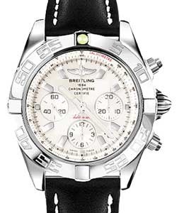 replica breitling chronomat 44 steel ab011012/g684 leather black tang watches
