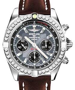 replica breitling chronomat 44 steel ab011053/f546 leather brown tang watches