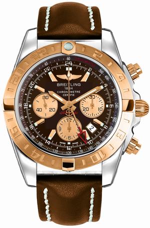 replica breitling chronomat 44mm gmt 2-tone cb042012 q590 438x watches