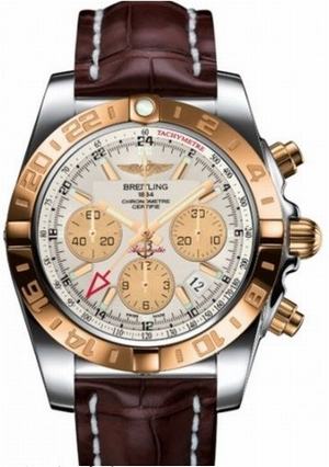 replica breitling chronomat 44mm gmt 2-tone cb042012.g755.740p watches
