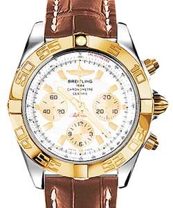 replica breitling chronomat b01 2-tone cb011012/a696 croco gold deployant watches