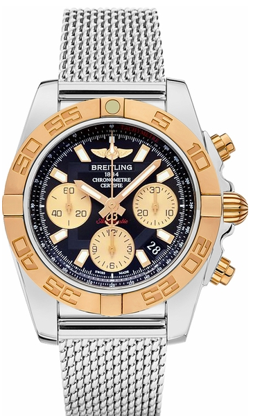 replica breitling chronomat b01 2-tone cb014012 ba53 171a watches
